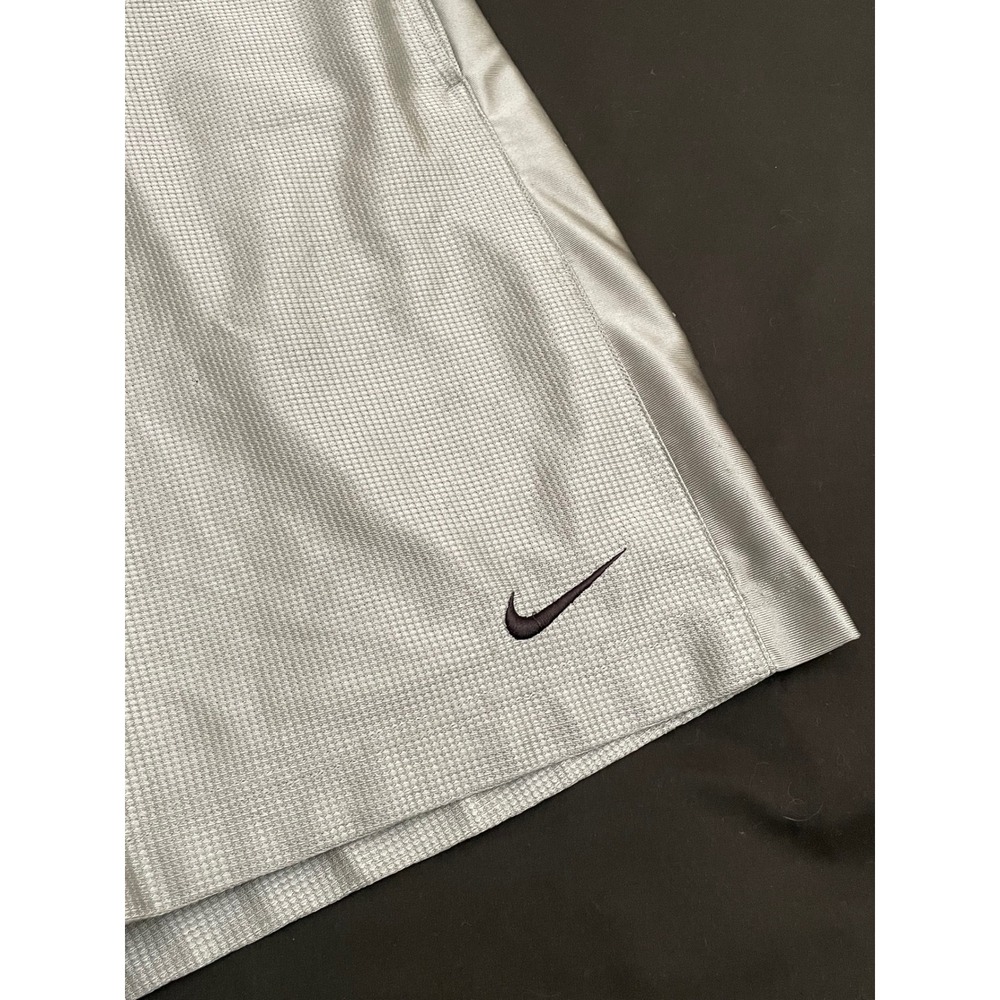 Nike Basketball Y2K Dazzle Shorts Medium Silver Metallic Textured 297630-071 - Picture 9 of 9